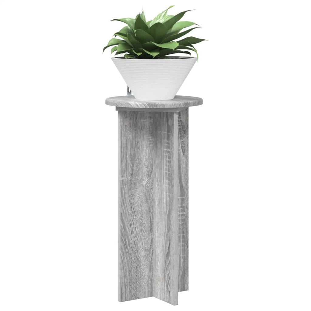 Supporto per piante 2 pz Grigio Sonoma 29,5 x 29,5 x 60 cm 899723