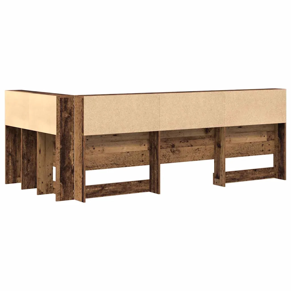 Testata contenitore Legno vecchio 75 cm Legno multistrato 3335531