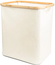 Cassa di archiviazione multifunzionale - 1 pezzo - 60 litri - bambù