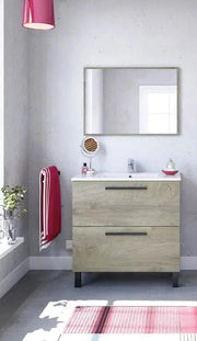 MOBILE BAGNO ATHENA 80X45X80 ROVERE