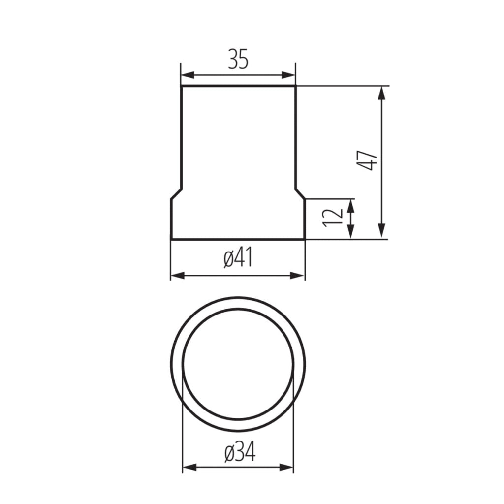 Portalampada ceramica E27 Kanlux 2160 alta temperatura