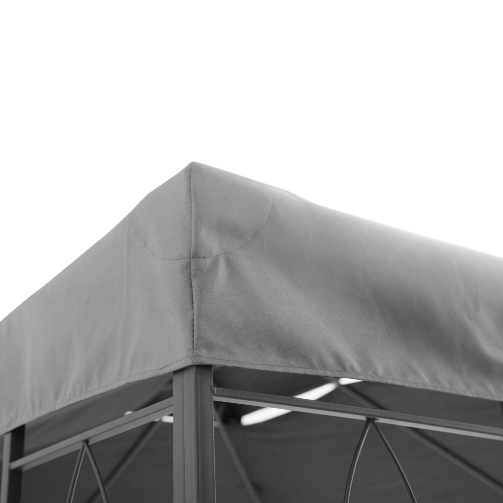 Gazebo 4x3 m a 2 Livelli ¨C Minimal ¨C Grigio