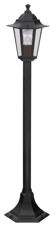 Lampada da giardino Velence nera E27 105cm Rabalux
