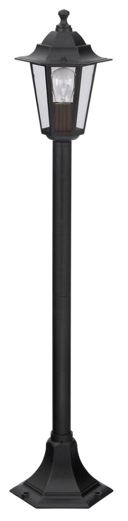 Lampada da giardino Velence nera E27 105cm Rabalux