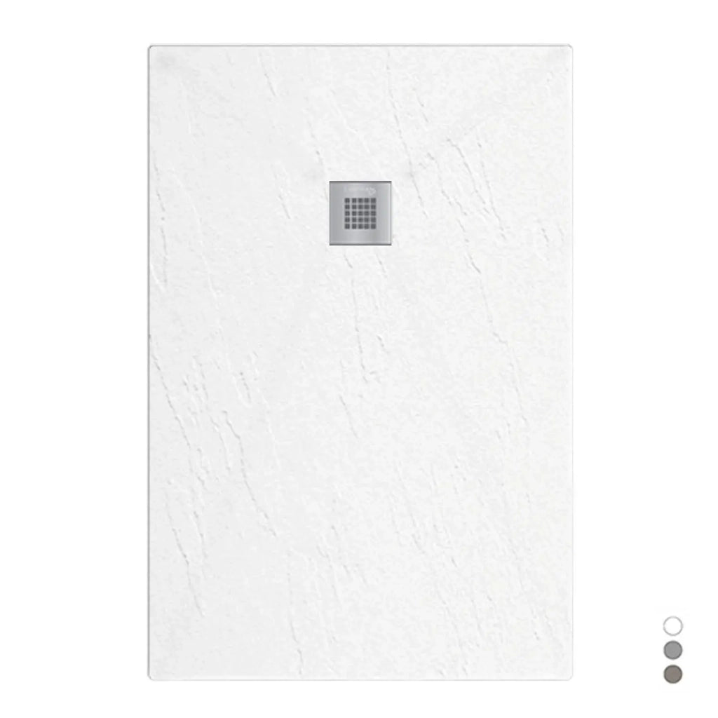 Piatto doccia rettangolare bianco 80x100 cm
