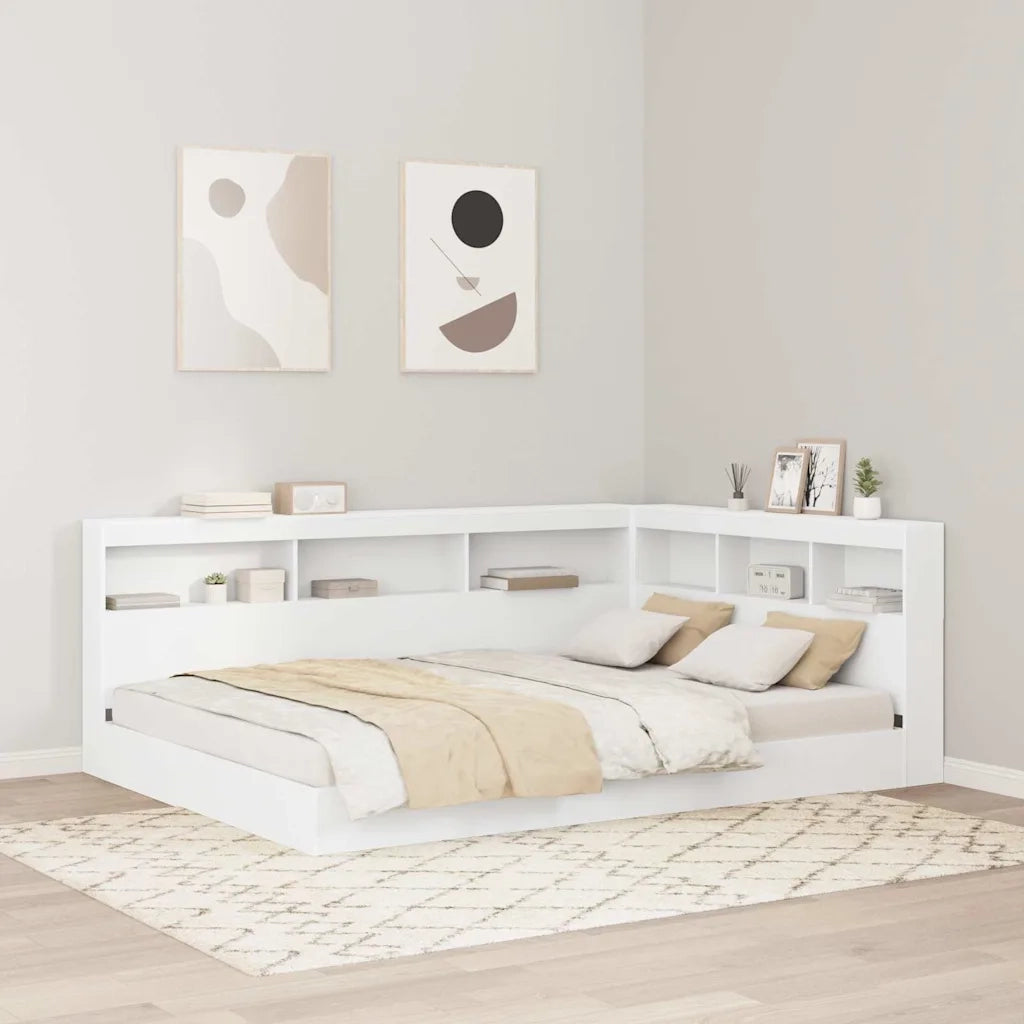 Testata contenitore Bianco 135 cm Legno multistrato 3335549