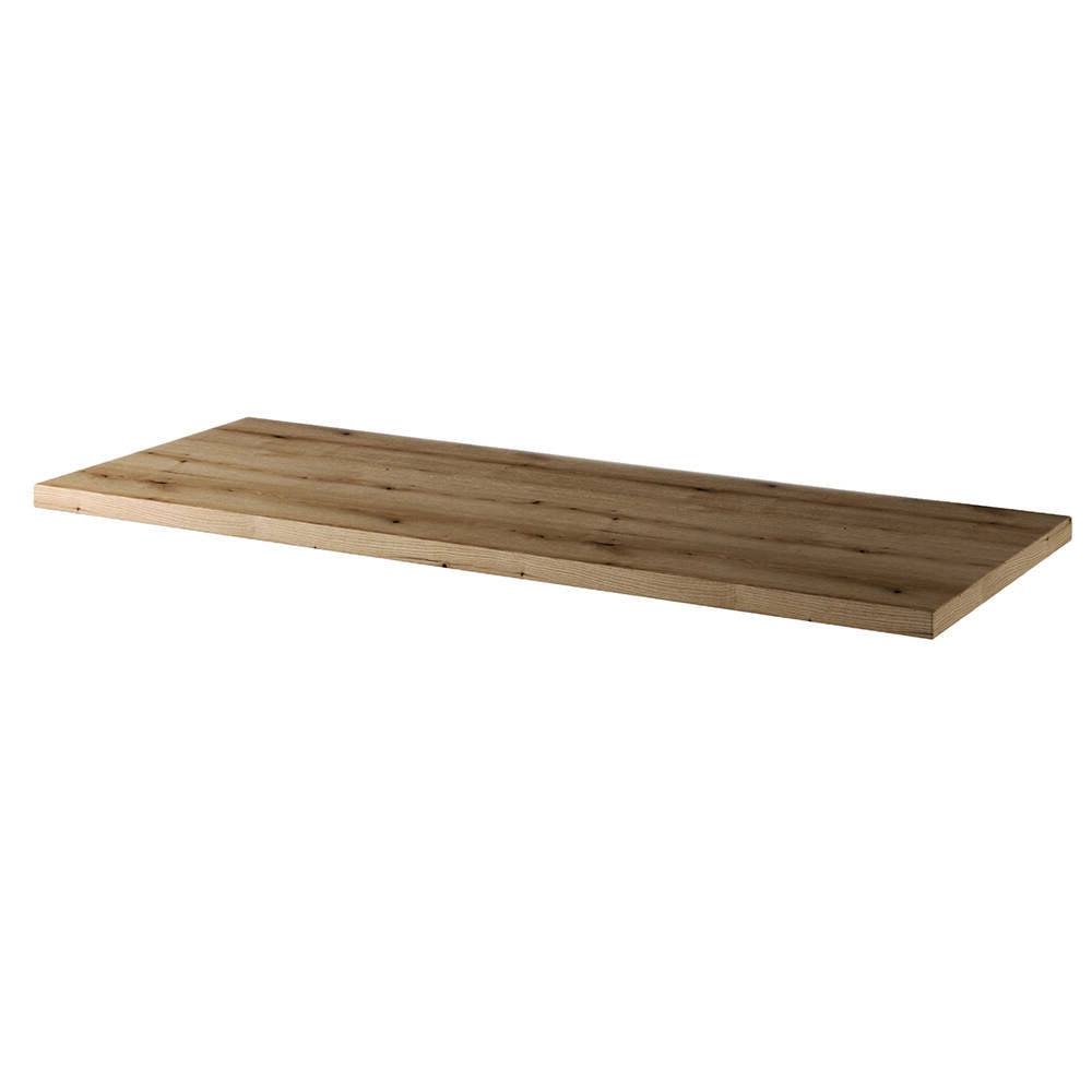Mobile Sottolavabo da Parete NEWPORT con 2 Cassetti e Armadietto 100 x 60 x 40 cm - Nero / Effetto Rovere [en.casa]
