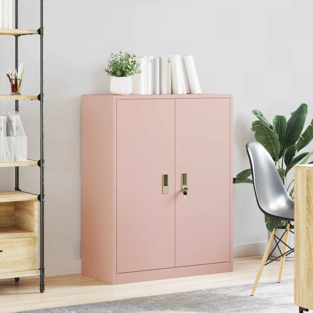 Armadio Rosa 80 x 40 x 105 cm Acciaio