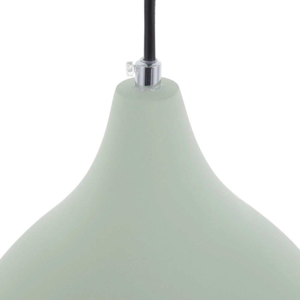 Lampada a sospensione lampadario in stile scandinavo in cemento verde