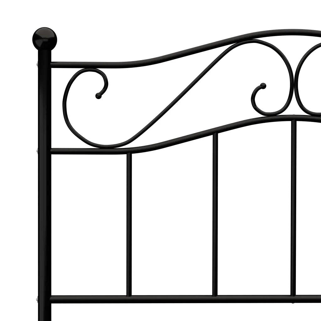 Giroletto Nero in Metallo 100x200 cm 284524