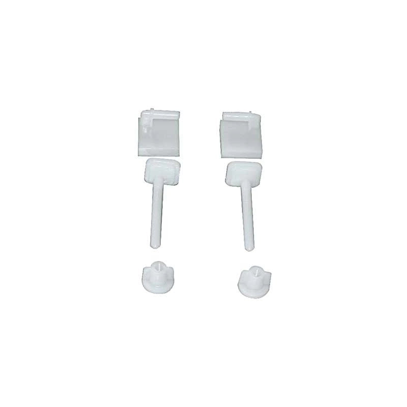 COPPIA SUPPORTI IN PVC PER SEDILI ABS