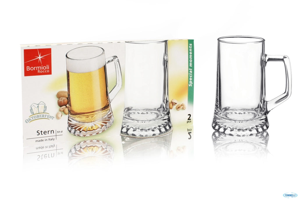BORMIOLI 2 BOCCALI STERN BICCHIERI PER BIRRA DA 50 CL