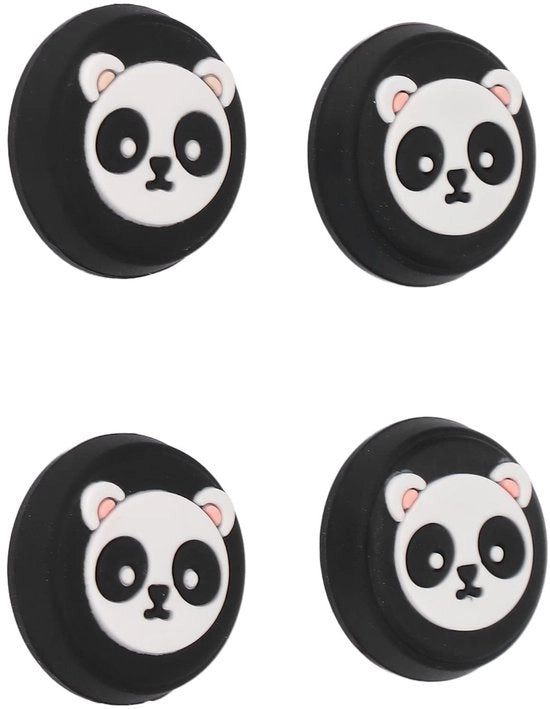 Accessori per controller - Duimgreep sostitutivo - Panda design - Nero - Accessori per videogiochi - Duimgreep in silicone - Adatto per controller