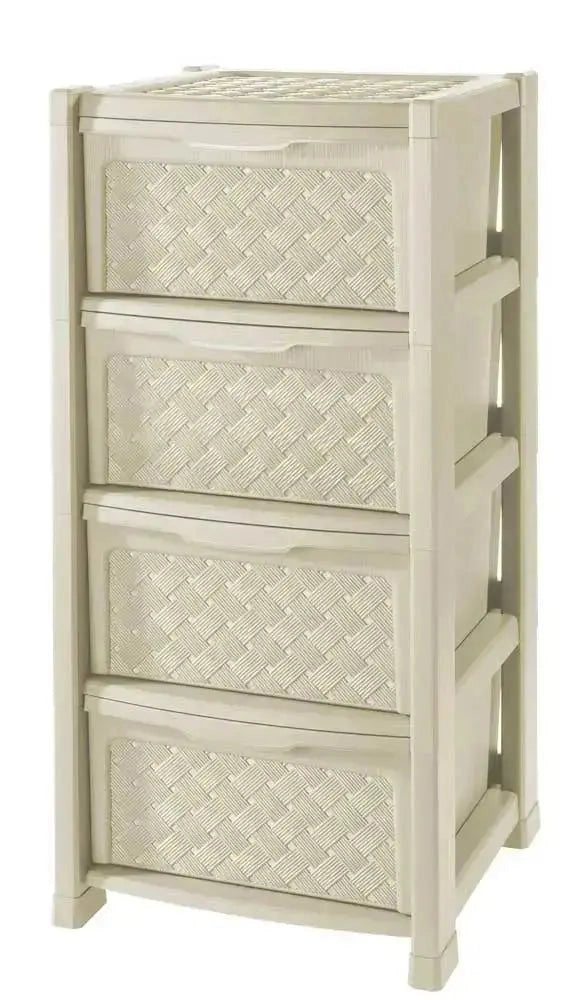 Cassettiera Arianna 4 cassetti Angora