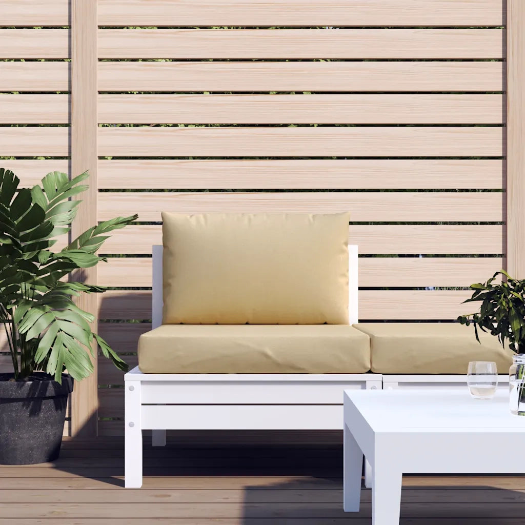 Cuscini per Pallet 2 pz | Cuscini per sedie Beige M¨¦lange in Tessuto