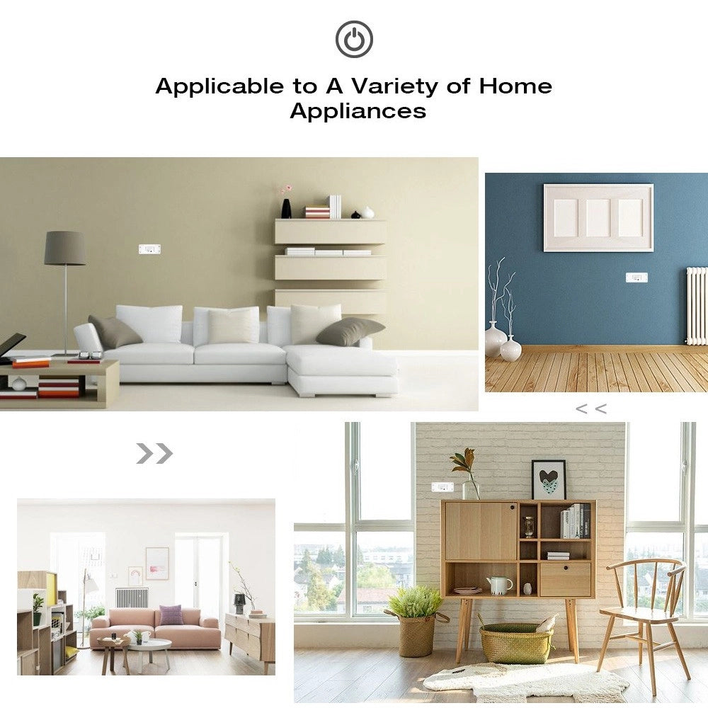 Trade Shop - Interruttore Ricevitore 10a Wifi Android On Off Smartphone Smart Home Cellulare -