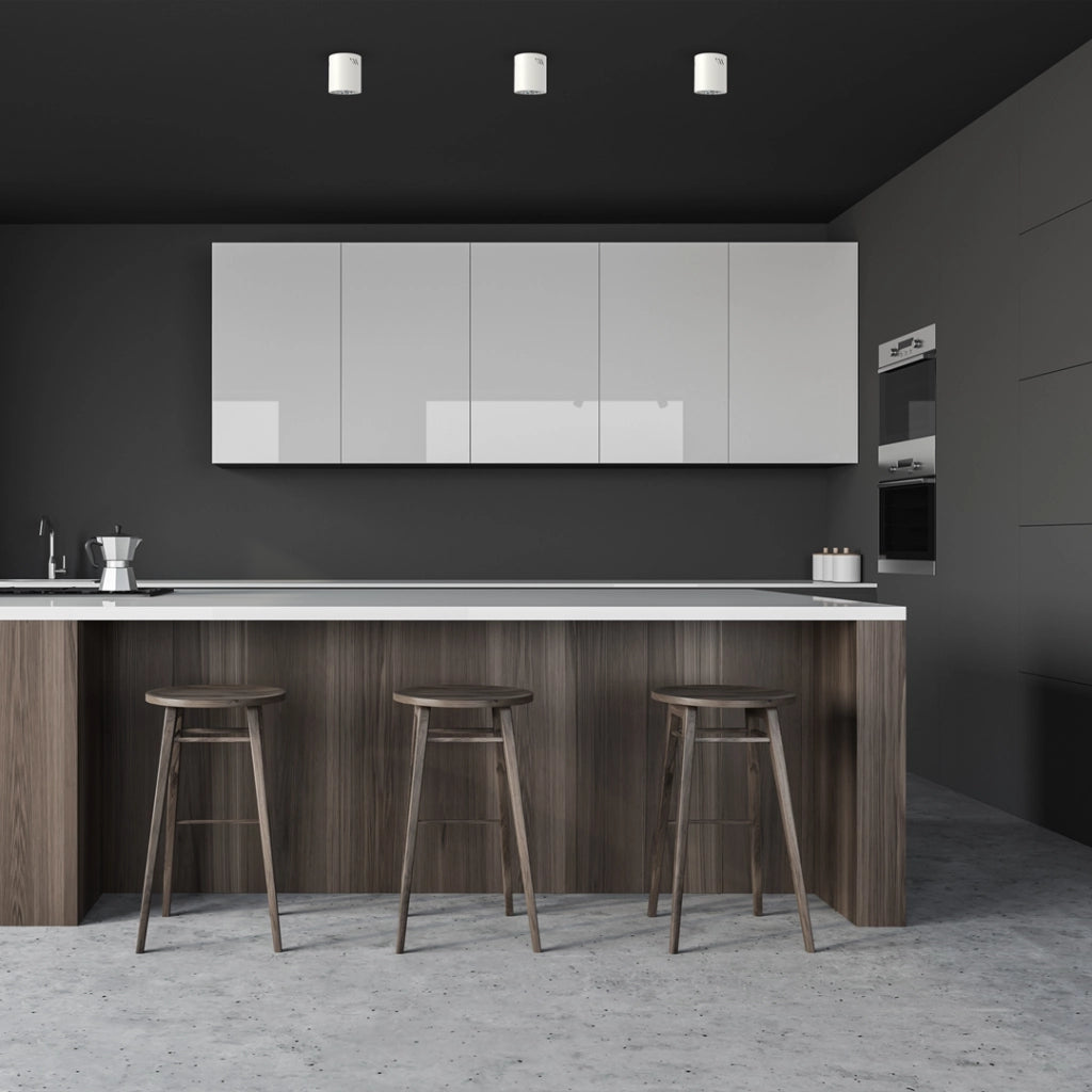 Faretto soffitto bianco tondo Ø11 E27 60W George Milagro