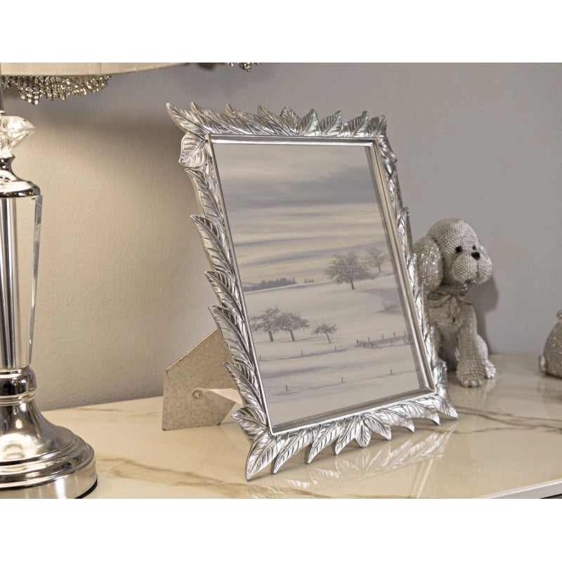 Cornice Leavy Silver cm 27x2x32,3 (misura Interna cm 20x25)