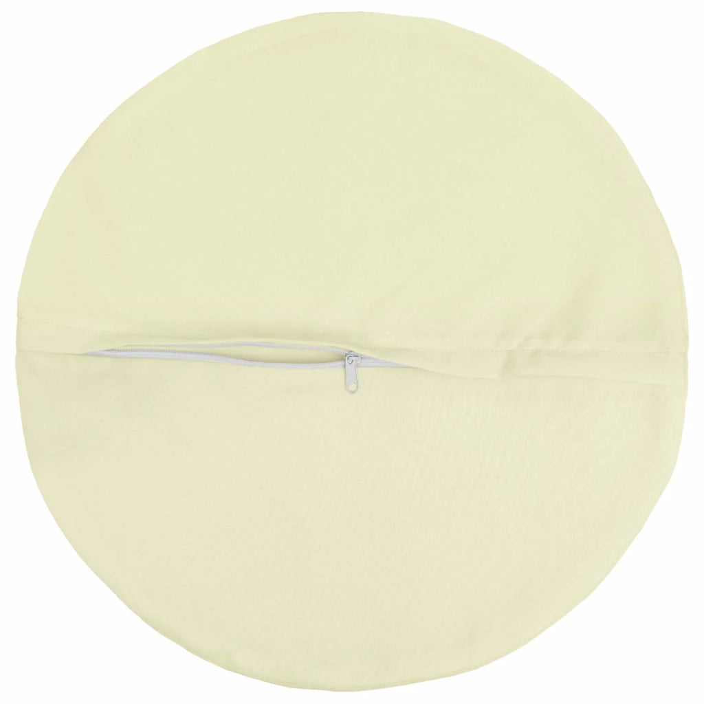 Federa 6 pcs HEERLEN Crema Ø 50 cm Poliestere 922674