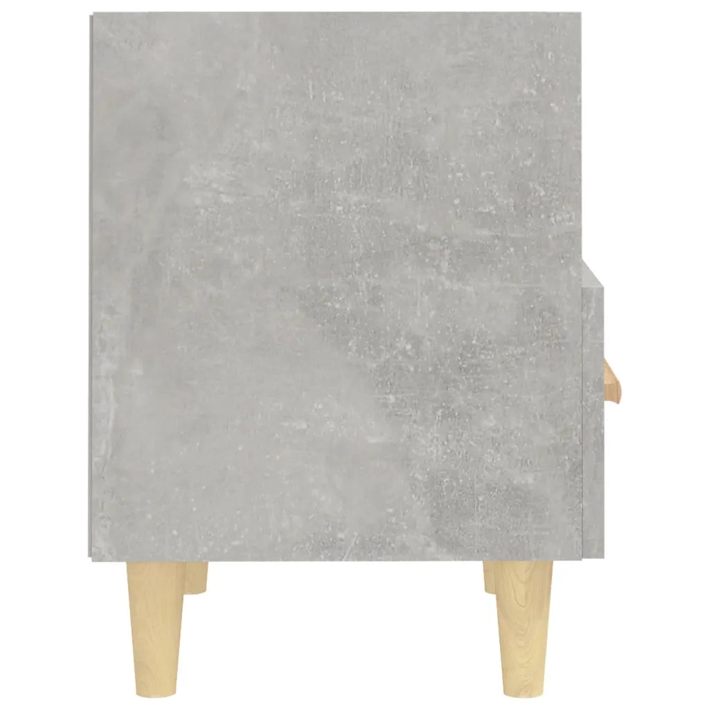 Comodino Grigio Cemento 40x35x47 cm 812014