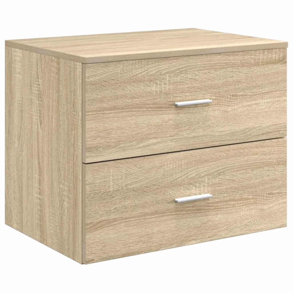 Set di mobili per il bagno 5 pz Rovere Sonoma 3406889