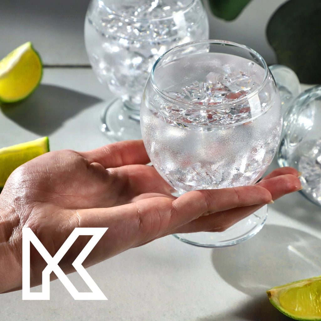 Bicchieri KADAX per bevande e dessert, set da 6 pezzi da 280 ml.