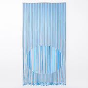 TENDA MOSCHIERA CORDONCINO CM.125X240 AZZURRO  ZANZARIERA ANTI MOSCHE