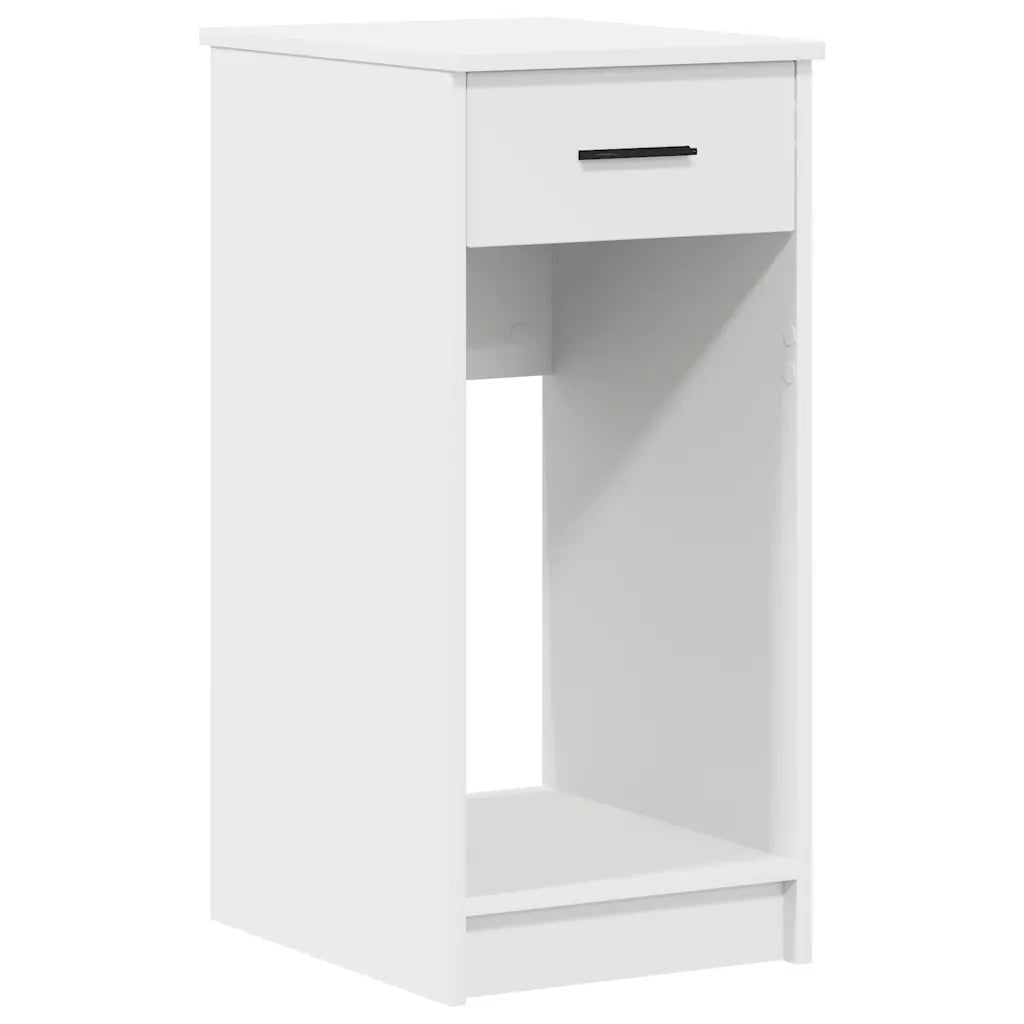 Supporto a Torre per Computer con Cassetto Bianco 35x45x77 cm 858740