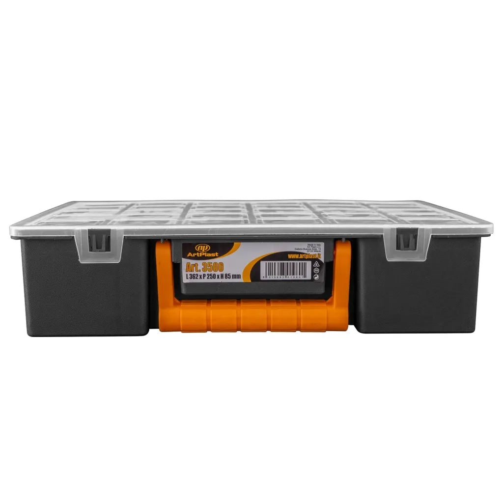 Cassette a Scomparti 2 pz Divisori Rimovibili 360x250x85 mm PP 151836