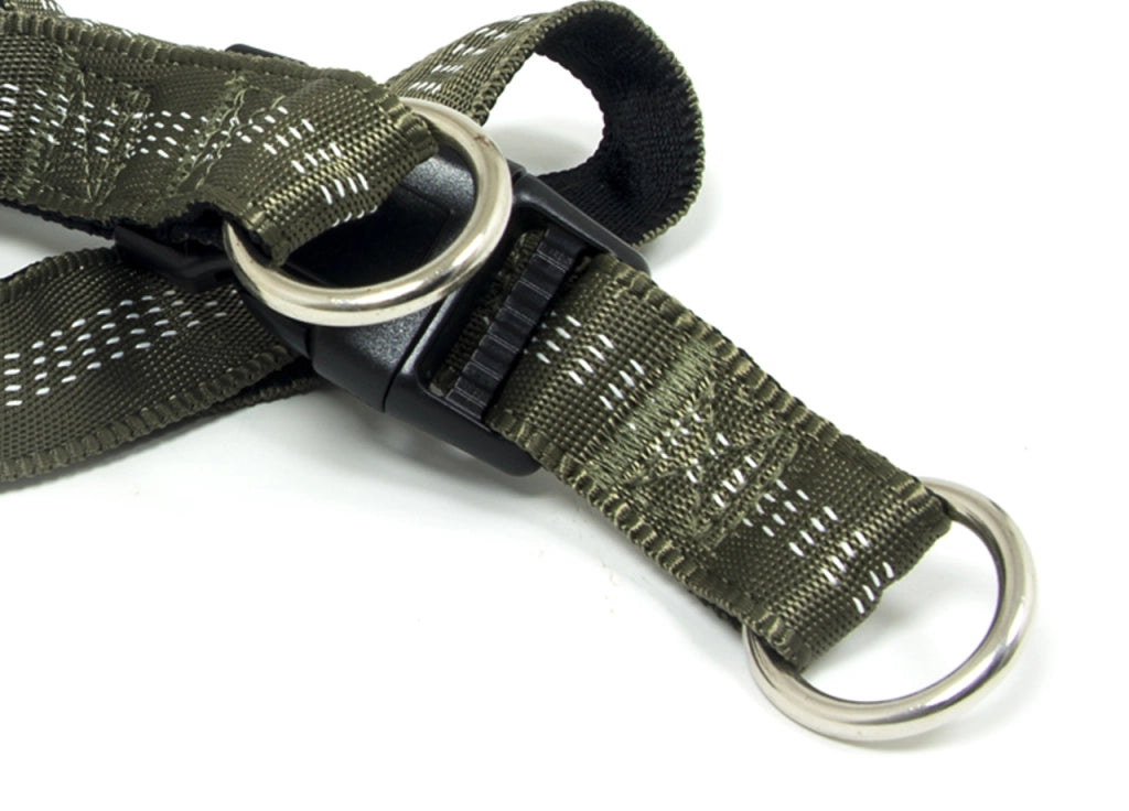 Pettorina Per Cani Regolabile E Resistente Modello Color Doggy - L - Verdone