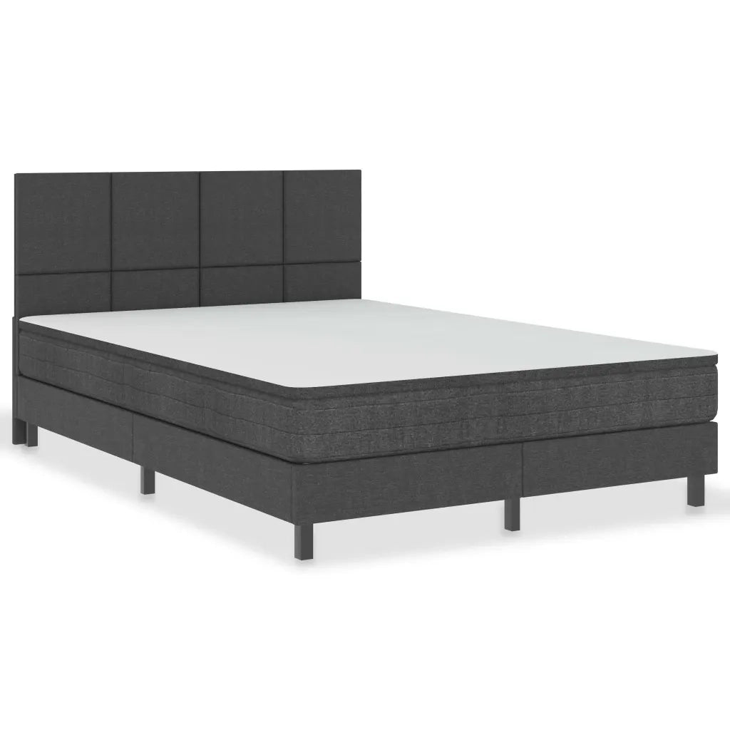 Letto a Molle Grigio Scuro in Tessuto 180x200 cm 3054718