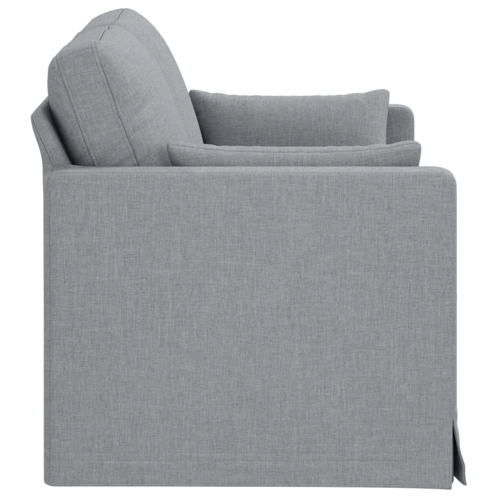 Divano Grigio chiaro 139 x 78 x 80 cm Tessuto 42024355