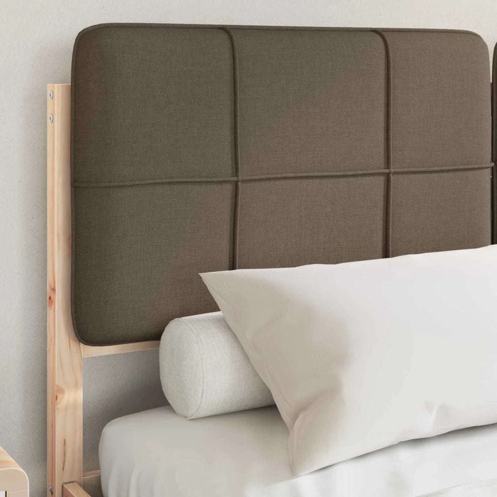 Letto con Testiera Rivestita-Struttura Letto con Testiera Talpa 140 x 200 cm Pino massello 438072