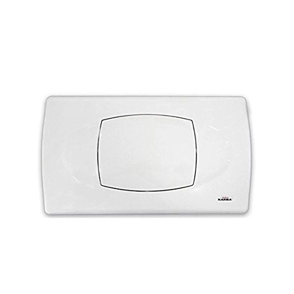 Placca bianca mono serie biblo 306100 Kariba