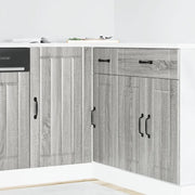 Mobile base da cucina-Base da Cucina Lucca Grigio Sonoma in Legno Multistrato