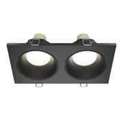 Faretto incasso soffitto Maytoni Zoom 2xGU10 IP65 nero