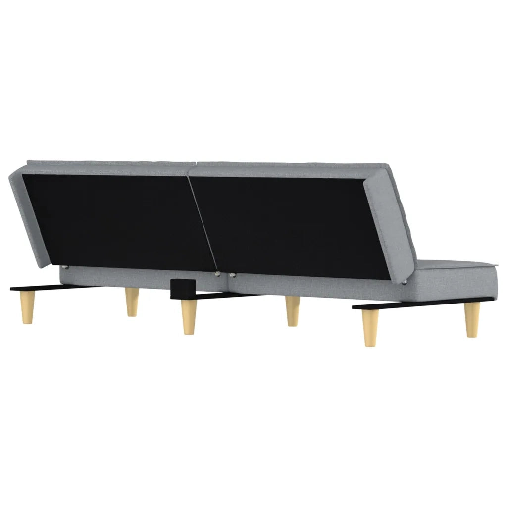 Divano letto | Sof¨¤ letto | Letto singolo Grigio Chiaro in Tessuto