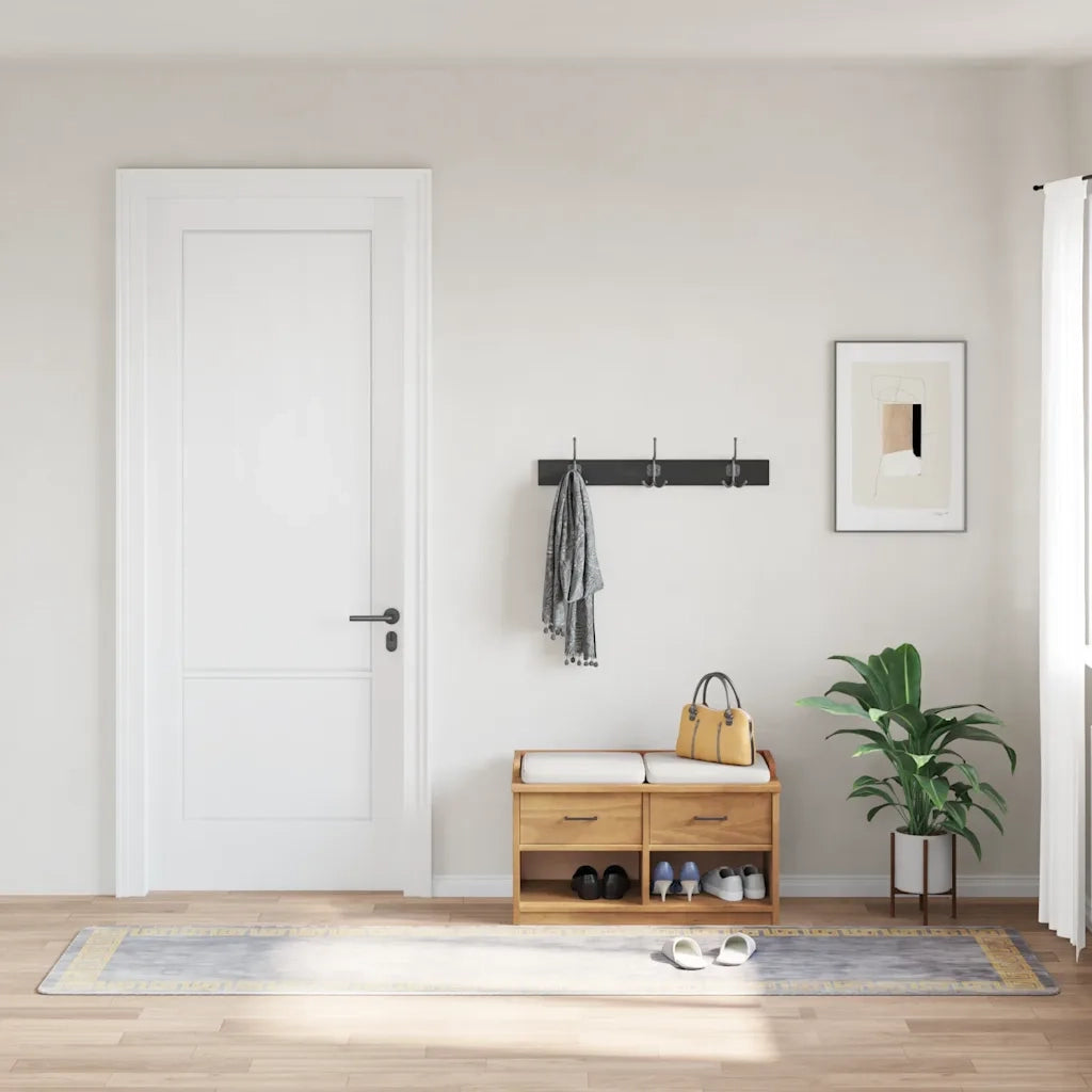 Tappeto del soggiorno | Tappeto Lavabile 80x300 cm Grigio
