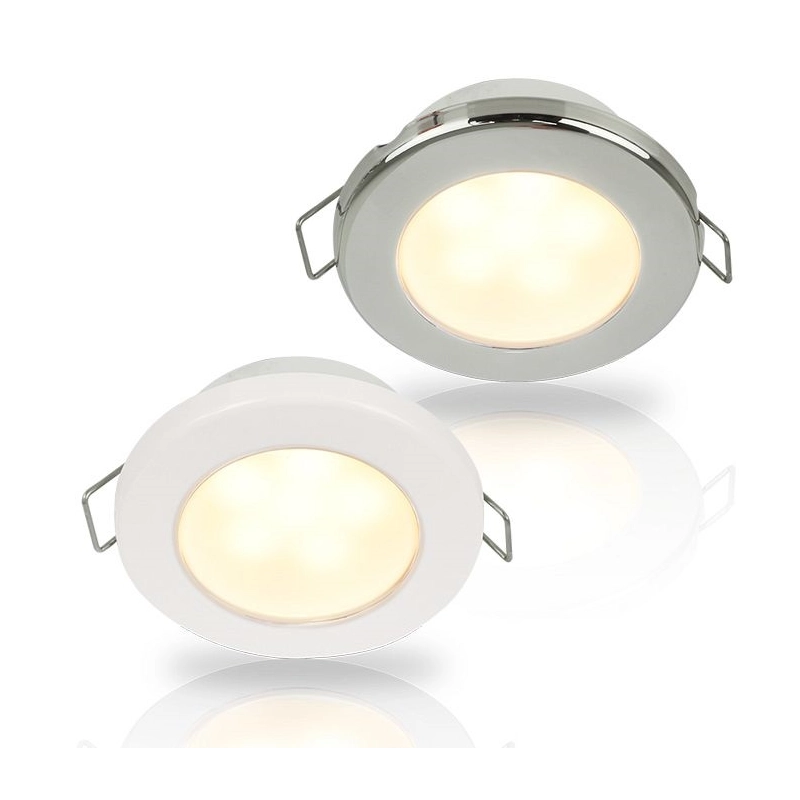EUROLED 75 PLASTICA LUCE CALDA 12V STAINLESS STEEL - WARM WHITE LIGHT 24V