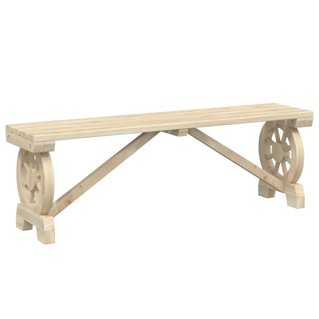Set da Pranzo da Giardino 3 pz in Legno Massello di Abete 3207137
