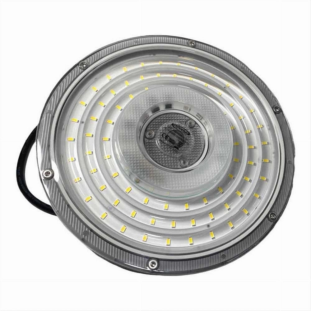 Trade Shop - Faro Led Slim Industriale 50 W Ufo Lampada Riflettore Ip65 Luce Fredda He02-50w -