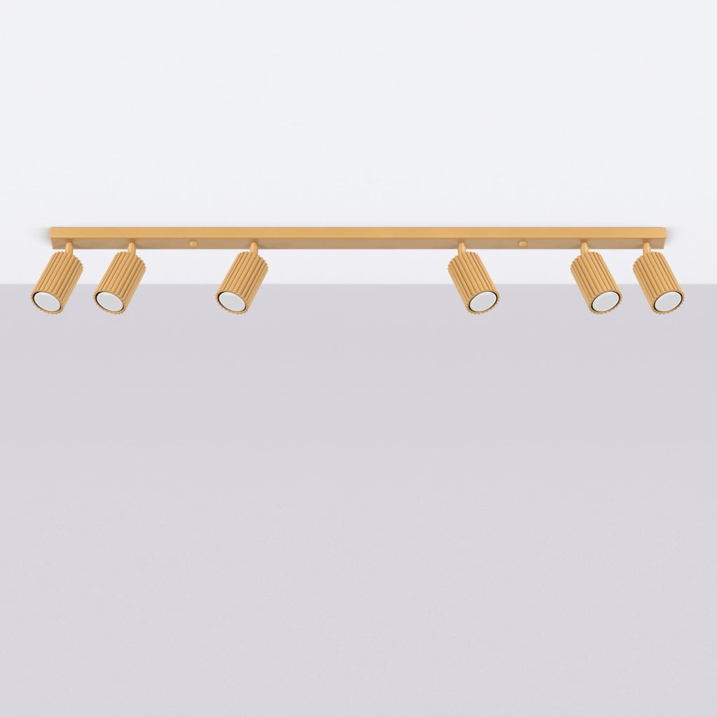 Lampada da soffitto KARBON 6L oro