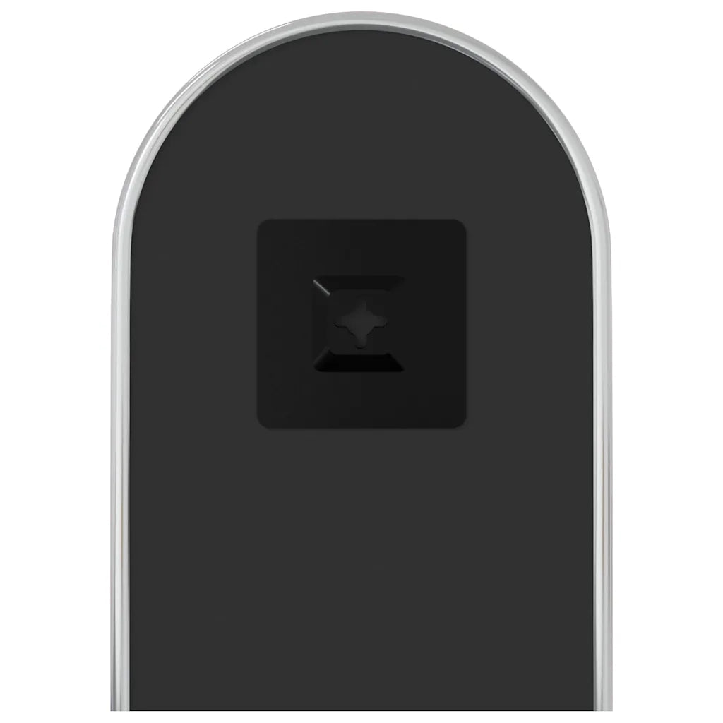 Specchio da Parete Argento 40x15 cm Ovale 348188