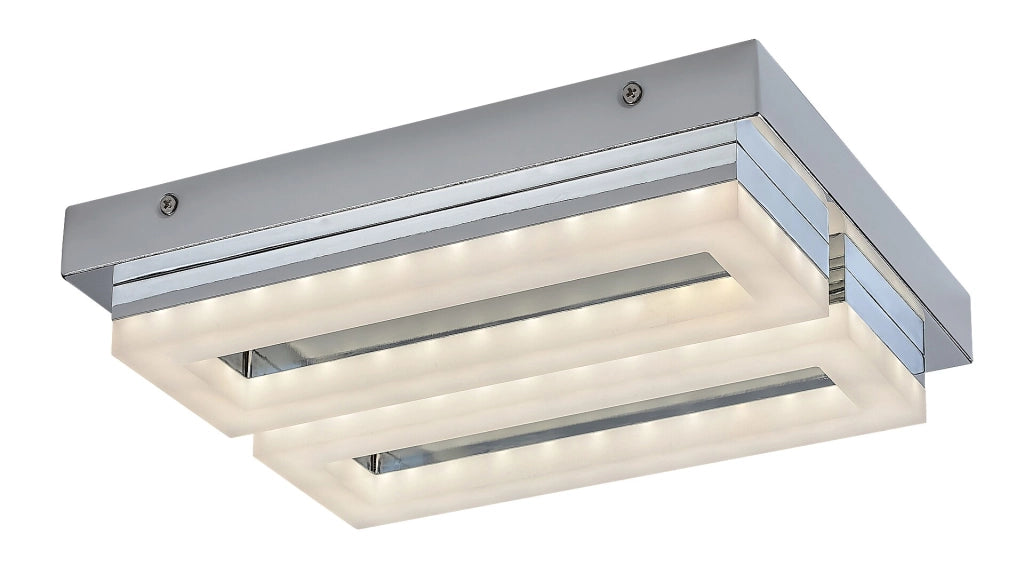 Plafoniera bagno LED 24W Rabalux Blas IP44 cromo 4000K