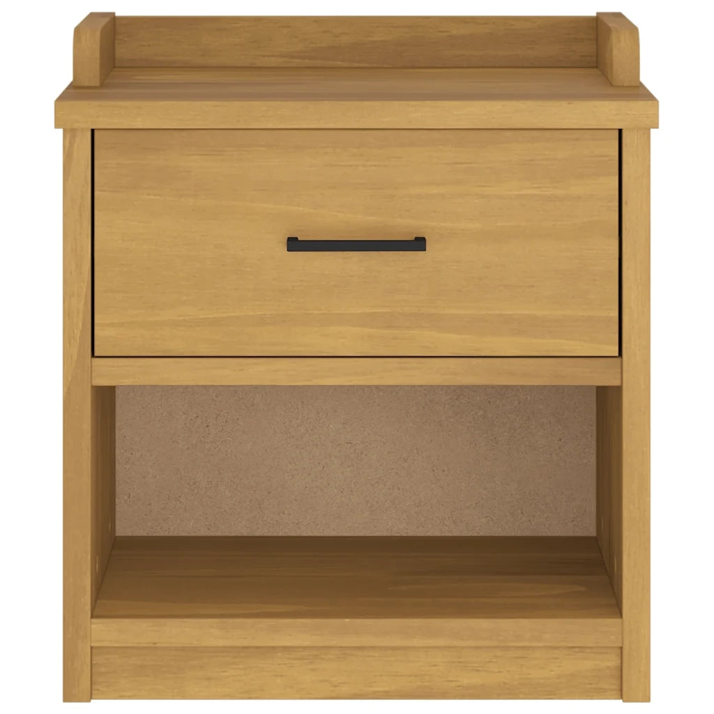 Panca da Corridoio-Sgabello-Panca con Contenitore SANDNES 45x40x50 cm Legno Massello di Pino 963583