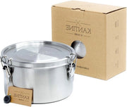 Lunchbox in acciaio inossidabile 1200 ml con cassetto supplementare