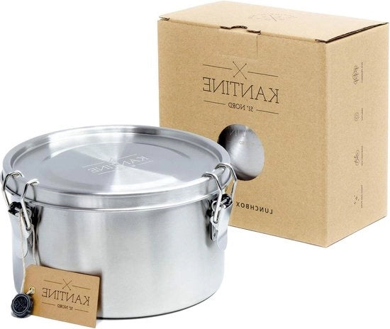 Lunchbox in acciaio inossidabile 1200 ml con cassetto supplementare
