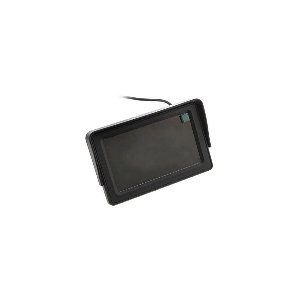 Trade Shop - Monitor Schermo A Colori 4,3" Tft Lcd  Per Auto Retrovisore Kit Retromarcia Vcr -