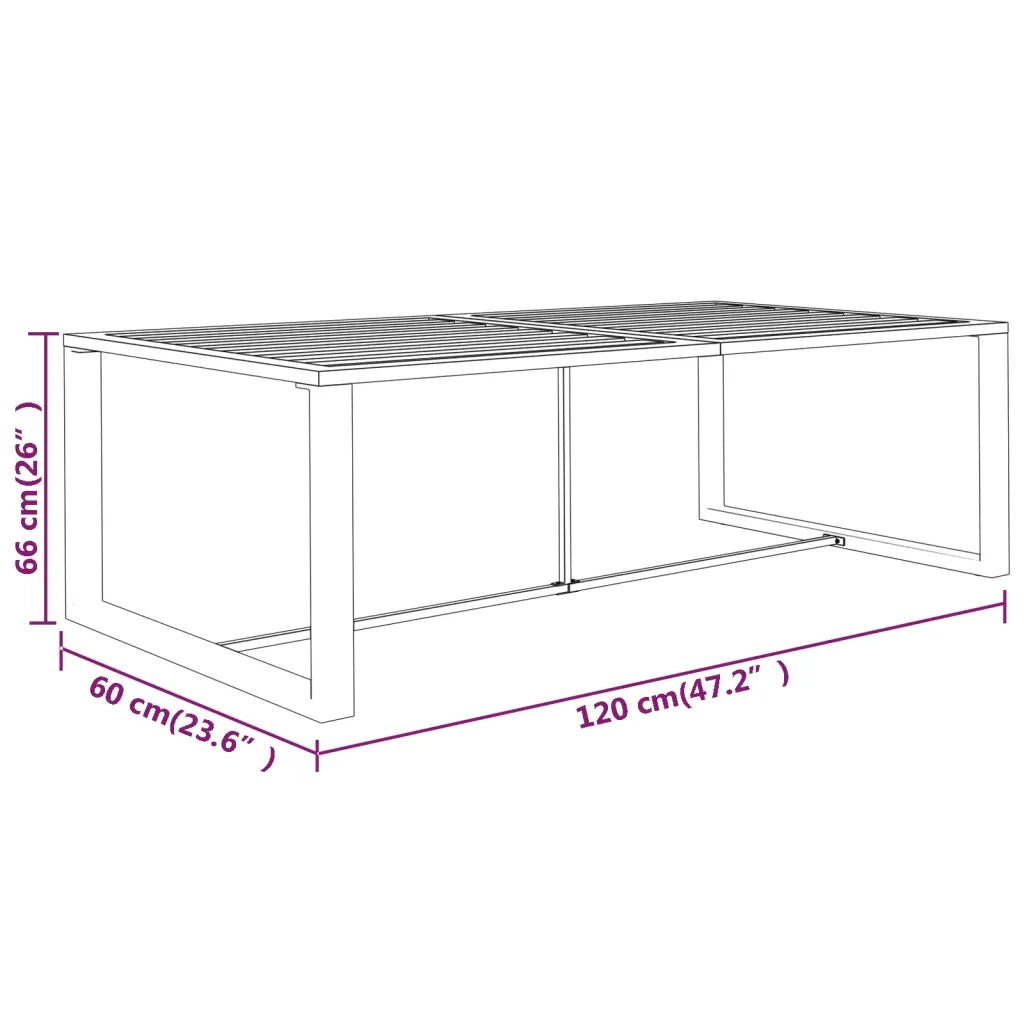 Set Divani da Giardino 7 pz con Cuscini in Alluminio Antracite 3115920