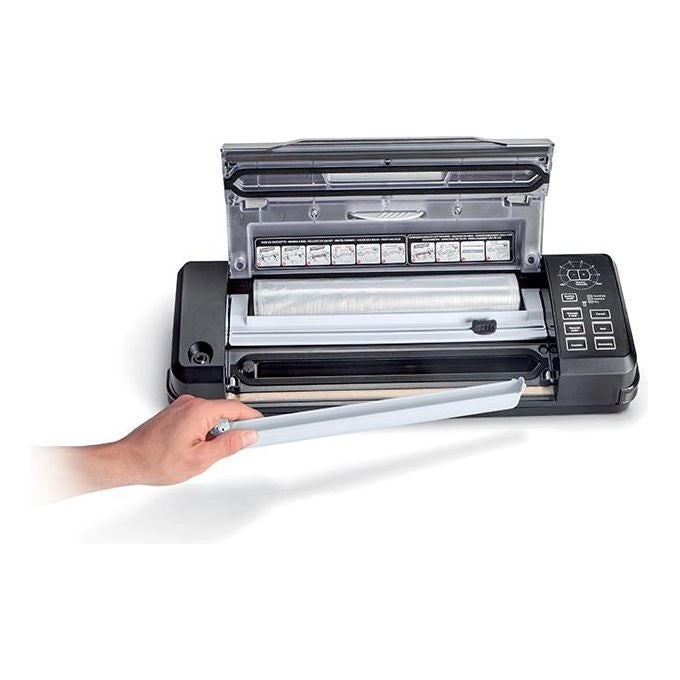 Magic Vac V272PK1 Perfetta Macchina per Sottovuoto con Doppia Pompa e Vuotometro Digitale colore Nero Grigio
